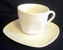 Lade das Bild in den Galerie-Viewer, 2er Set KAFFEETASSEN - Porzellan, Gastronomische Einfärbiges Motiv Dekor