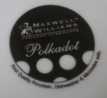 Lade das Bild in den Galerie-Viewer, KAFFEETASSE "Polkadot" - Porzellan, Punkte Kreise Flecken Motiv Dekor (BC)