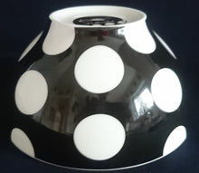 Lade das Bild in den Galerie-Viewer, 2er FRÜHSTÜCKSSET KAFFEETASSE & MÜSLISCHALE "Polkadot" - Porzellan, Punkte Kreise Flecken Motiv Dekor