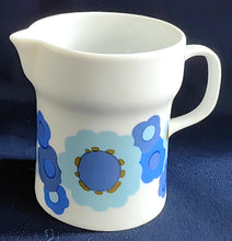 Lade das Bild in den Galerie-Viewer, 4er Set MOCCA~ KAFFEEKANNE & MILCHKÄNNCHEN & ZUCKERDOSE OHNE DECKEL - Porzellan, Flora Blumenblüten Pflanzen Motiv Dekor