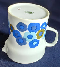 Lade das Bild in den Galerie-Viewer, 2er Set MILCHKÄNNCHEN & ZUCKERDOSE OHNE DECKEL - Porzellan, Flora Blumenblüten Pflanzen Motiv Dekor