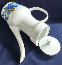 Lade das Bild in den Galerie-Viewer, 4er Set MOCCA~ KAFFEEKANNE & MILCHKÄNNCHEN & ZUCKERDOSE OHNE DECKEL - Porzellan, Flora Blumenblüten Pflanzen Motiv Dekor