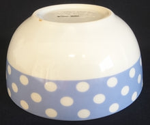 Lade das Bild in den Galerie-Viewer, FRÜHSTÜCKS~ MÜSLISCHÜSSEL - Porzellan, Kreise Tupfen Punkte Motiv Dekor