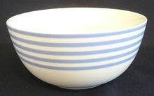 Lade das Bild in den Galerie-Viewer, FRÜHSTÜCKS~ MÜSLISCHÜSSEL - Porzellan, Streifen Balken Linien Motiv Dekor