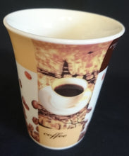 Lade das Bild in den Galerie-Viewer, KAFFEETASSE - Porzellan, Kaffeetasse Gedeck Bohnen Coffee Motiv Dekor