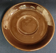 Lade das Bild in den Galerie-Viewer, 2er Set ESPRESSO UNTERTASSEN - Keramik / Steingut, Einfärbiges Braunes Motiv Dekor