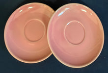 Lade das Bild in den Galerie-Viewer, 12 Teiliges ESPRESSO~ KAFFEESERVICE - Porzellan, Rosa Färbiges Espresso Aufschrift Druck Motiv Dekor