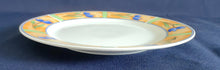 Lade das Bild in den Galerie-Viewer, DESSERTTELLER "Caroline" - Porzellan, Flora Blatt Blätter Blumen Blüten Pflanzen Linien Balken Motiv Dekor