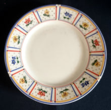 Lade das Bild in den Galerie-Viewer, 2er Set 3er TEEGEDECKE "Flirt" - Porzellan, Flora Blumenblüten Pflanzen Linien Streifen Rand Motiv Dekor