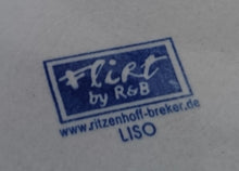 Lade das Bild in den Galerie-Viewer, 2er Set SUPPENTELLER "Flirt" "Liso" - Porzellan, Streifen Einfärbiges Meliertes Dekor