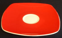 Lade das Bild in den Galerie-Viewer, 12 Teiliges KAFFEESERVICE "Novel" - Porzellan, Geometrisches Linien Striche Abstrakt Breiter Rand Motiv Quadratische Form Motiv Dekor