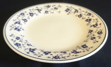 Lade das Bild in den Galerie-Viewer, 2er Set DESSERTTELLER - Keramik / Steingut, Flora Blumenblüten Ranken Pflanzen Blatt Blätter Motiv Dekor