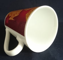 Lade das Bild in den Galerie-Viewer, 2er Set KAFFEETASSE - Porzellan, Sterne Abstrakt Geometrisch Muster Motiv Dekor