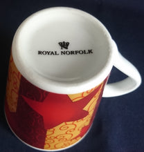 Lade das Bild in den Galerie-Viewer, 2er Set KAFFEETASSE - Porzellan, Sterne Abstrakt Geometrisch Muster Motiv Dekor