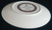 Lade das Bild in den Galerie-Viewer, SAMMELTELLER "Famous Landmarks" - Porzellan, Famous Landmarks Big Ben Stadt City London Tower Rosen Goldrand Linien Motiv Dekor, Designerin Sue Scullard (BC)