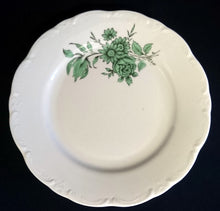 Lade das Bild in den Galerie-Viewer, DESSERTTELLER - Porzellan, Flora Blumen Blüten Blatt Blätter Pflanzen Relief Rand Motiv Dekor