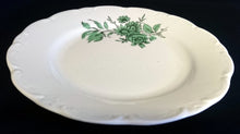 Lade das Bild in den Galerie-Viewer, DESSERTTELLER - Porzellan, Flora Blumen Blüten Blatt Blätter Pflanzen Relief Rand Motiv Dekor