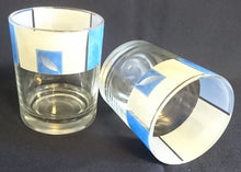 Lade das Bild in den Galerie-Viewer, GETRÄNKEGLAS - Hartglas, Flora Blatt Blätter Abstrakt Viereck Motiv Dekor