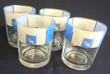 Lade das Bild in den Galerie-Viewer, GETRÄNKEGLAS - Hartglas, Flora Blatt Blätter Abstrakt Viereck Motiv Dekor