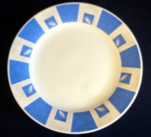 Lade das Bild in den Galerie-Viewer, 2er Set DESSERTTELLER - Porzellan, Flora Blatt Blätter Abstrakt Viereck Motiv Dekor