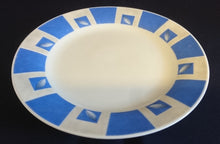 Lade das Bild in den Galerie-Viewer, 2er Set DESSERTTELLER - Porzellan, Flora Blatt Blätter Abstrakt Viereck Motiv Dekor