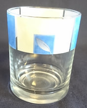 Lade das Bild in den Galerie-Viewer, 2er Set GETRÄNKEGLÄSER - Hartglas, Flora Blatt Blätter Abstrakt Viereck Motiv Dekor