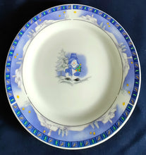 Lade das Bild in den Galerie-Viewer, 2er Set 3er KAFFEEGEDECKE - Porzellan, Advent Weihnachten Winter Schnee Baum Bäume Rand Symbole Motiv Dekor