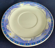 Lade das Bild in den Galerie-Viewer, 2er Set 2er KAFFEEGEDECKE - Porzellan, Advent Weihnachten Winter Schnee Baum Bäume Rand Symbole Motiv Dekor