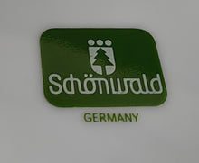 Lade das Bild in den Galerie-Viewer, DESSERTTELLER - Porzellan, Breiter Platin Linien Dekorrand Motiv