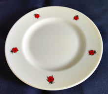 Lade das Bild in den Galerie-Viewer, BROTZEIT~ BEILAGENTELLER "Käfer" - Porzellan, Fauna Käfer Insekten Motiv Dekor