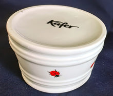 Lade das Bild in den Galerie-Viewer, ZUCKERDOSE MIT DECKEL "Käfer" - Porzellan, Fauna Käfer Insekten Motiv Dekor