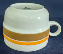 Lade das Bild in den Galerie-Viewer, KAFFEETASSE - Porzellan, Linien Balken Mittig Motiv Dekor