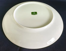 Lade das Bild in den Galerie-Viewer, 2er Set SPEISETELLER - Porzellan, Breiter Platin Linien Dekorrand Motiv