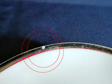 Lade das Bild in den Galerie-Viewer, SUPPENTASSEN UNTERTELLER - Porzellan, Breiter Platin Linien Dekorrand Motiv