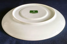 Lade das Bild in den Galerie-Viewer, SUPPENTASSEN UNTERTELLER - Porzellan, Breiter Platin Linien Dekorrand Motiv