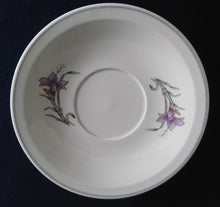 Lade das Bild in den Galerie-Viewer, 2er Set UNTERTASSEN - Keramik / Steingut, Flora Lilien Blumenblüten Pflanzen Motiv Dekor