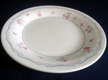 Lade das Bild in den Galerie-Viewer, 2er Set DESSERTTELLER - Keramik / Steingut, Barock Rand Flora Blumen Blüten Motiv Dekor