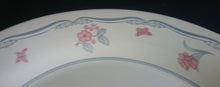 Lade das Bild in den Galerie-Viewer, SPEISETELLER - Keramik / Steingut, Barock Rand Flora Blumen Blüten Motiv Dekor