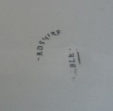 Lade das Bild in den Galerie-Viewer, SPEISETELLER - Keramik / Steingut, Barock Rand Flora Blumen Blüten Motiv Dekor