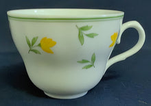 Lade das Bild in den Galerie-Viewer, KAFFEETASSE - Porzellan, Flora Blumenblüten Pflanzen Rand Linien Motiv Dekor