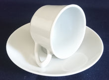 Lade das Bild in den Galerie-Viewer, 2er ESPRESSOGEDECK - Porzellan, Einfärbiges Gastronomisches Motiv Dekor