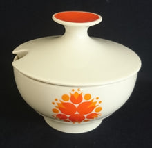 Lade das Bild in den Galerie-Viewer, ZUCKERDOSE MIT DECKEL - Porzellan, Flora Abstrakt Blumenblüten Pflanzen Motiv Dekor