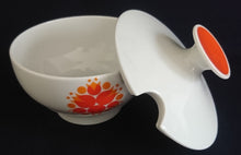 Lade das Bild in den Galerie-Viewer, 4er Set KAFFEEKANNE MIT DECKEL & ZUCKERDOSE MIT DECKEL - Porzellan, Flora Abstrakt Blumenblüten Pflanzen Motiv Dekor