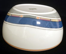 Lade das Bild in den Galerie-Viewer, 2er Set MÜSLISCHALEN "York Cubic" - Porzellan, Abstrakt Geometrisches Balken Rechteck Geschwungene Streifen Motiv Dekor