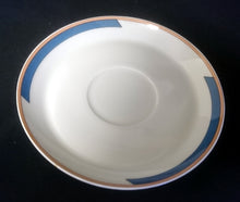 Lade das Bild in den Galerie-Viewer, 21 Teiliges KAFFEESERVICE "York Cubic" - Porzellan, Abstrakt Geometrisches Balken Rechteck Geschwungene Streifen Motiv Dekor