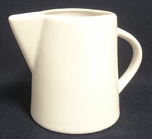 Lade das Bild in den Galerie-Viewer, 3er Set MILCHKÄNNCHEN & ZUCKERDOSE MIT DECKEL "Atrium" - Porzellan, Gastronomisches Einfärbiges Motiv Form Dekor (BC)