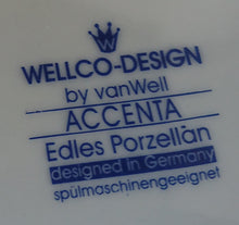 Lade das Bild in den Galerie-Viewer, 2er Set UNTERTASSEN "Accenta" - Porzellan, Flecken Striche Linien Punkte Kreise Abstrakt Motiv Dekor