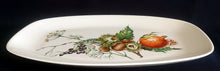 Lade das Bild in den Galerie-Viewer, BEILAGEN~ SERVIERPLATTE - Porzellan, Gemüse Kräuter Gewürze Kochzutaten Motiv Dekor