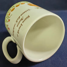 Lade das Bild in den Galerie-Viewer, KAFFEETASSE - Keramik / Steingut, Flora Fauna Pflanzen Blüten Tiere Hase Igel Aufschrift Bittu krank? Muttu Trimm dich' machen! Motiv Dekor
