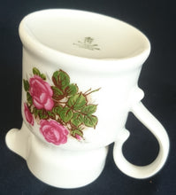 Lade das Bild in den Galerie-Viewer, 3er Set MILCHKÄNNCHEN & ZUCKERDOSE MIT DECKEL - Porzellan, Flora Rosenblumen Blüten Strauß Motiv Dekor